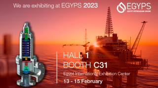 Nacional Safety Valves exhibits at EGYPS 